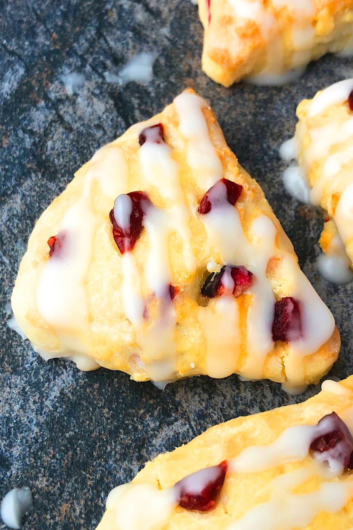 Easy Cranberry Orange Scones