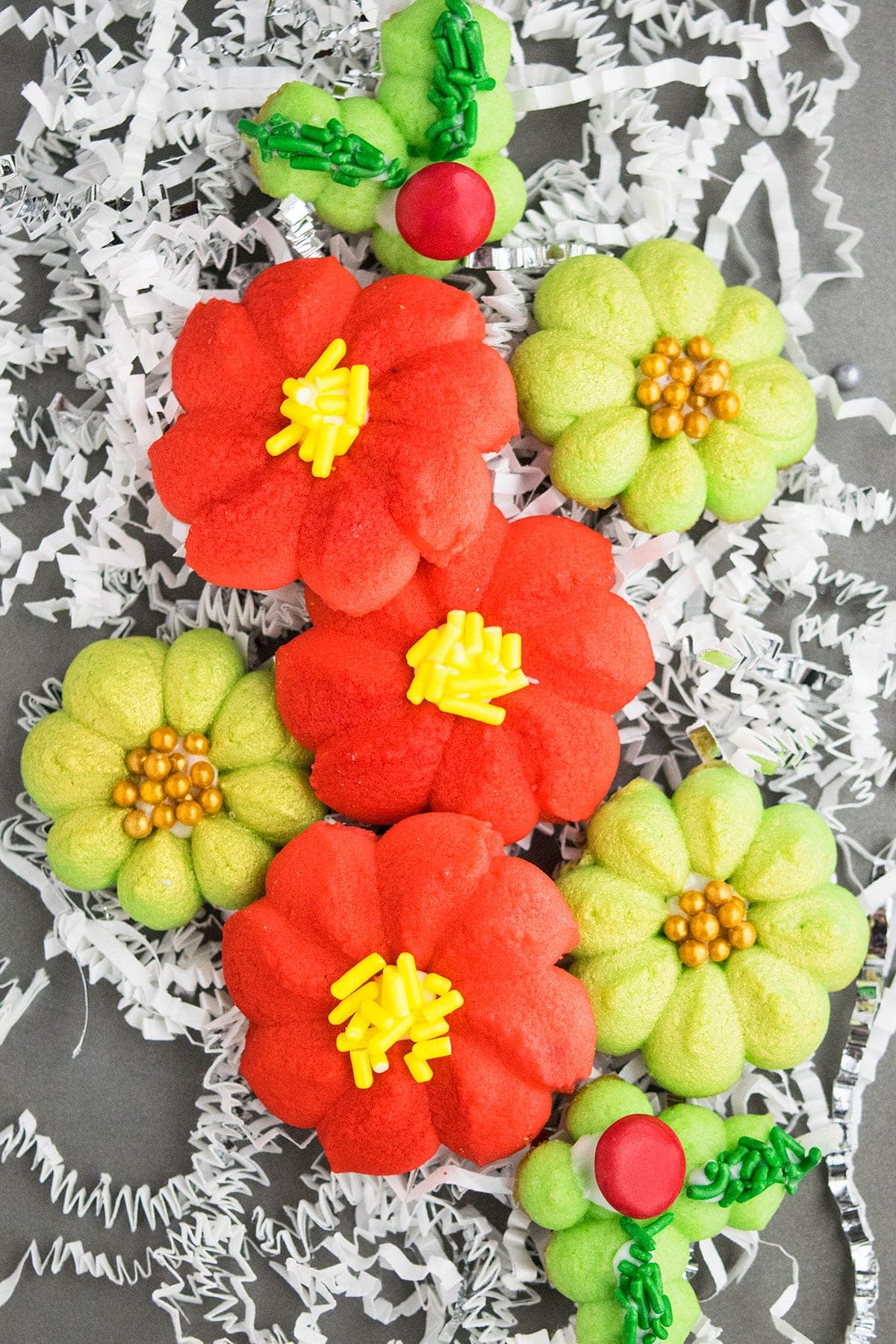 Easy Spritz Cookies (Almond Butter Press Cookies)