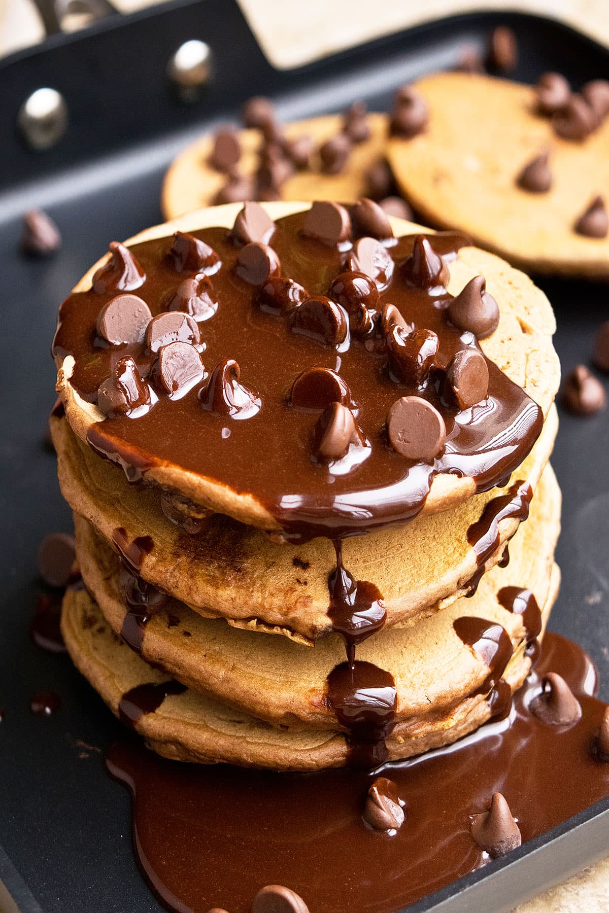 Coffee Pancakes (With Mocha Sauce/ Syrup)