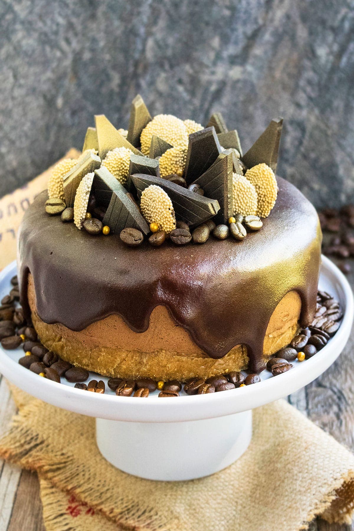 Coffee Cheesecake (No Bake Mocha Cheesecake)