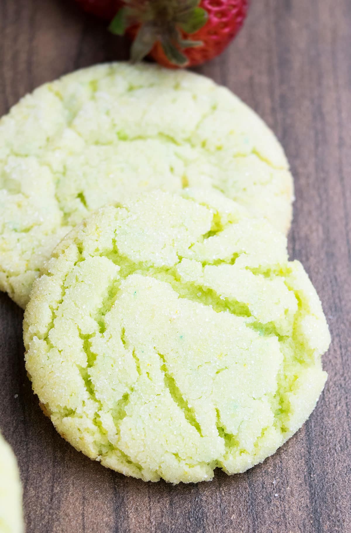 Easy Key Lime Cookies (Crinkle Cookies)