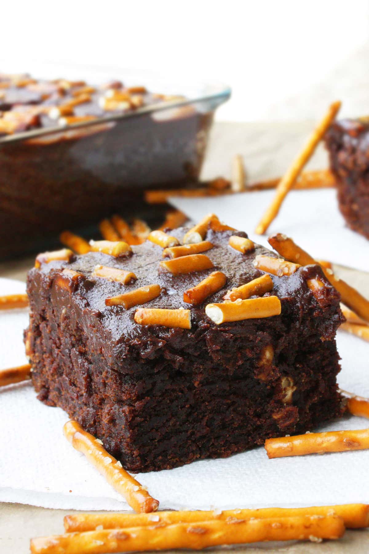 Easy Cake Mix Brownies (Fudgy)