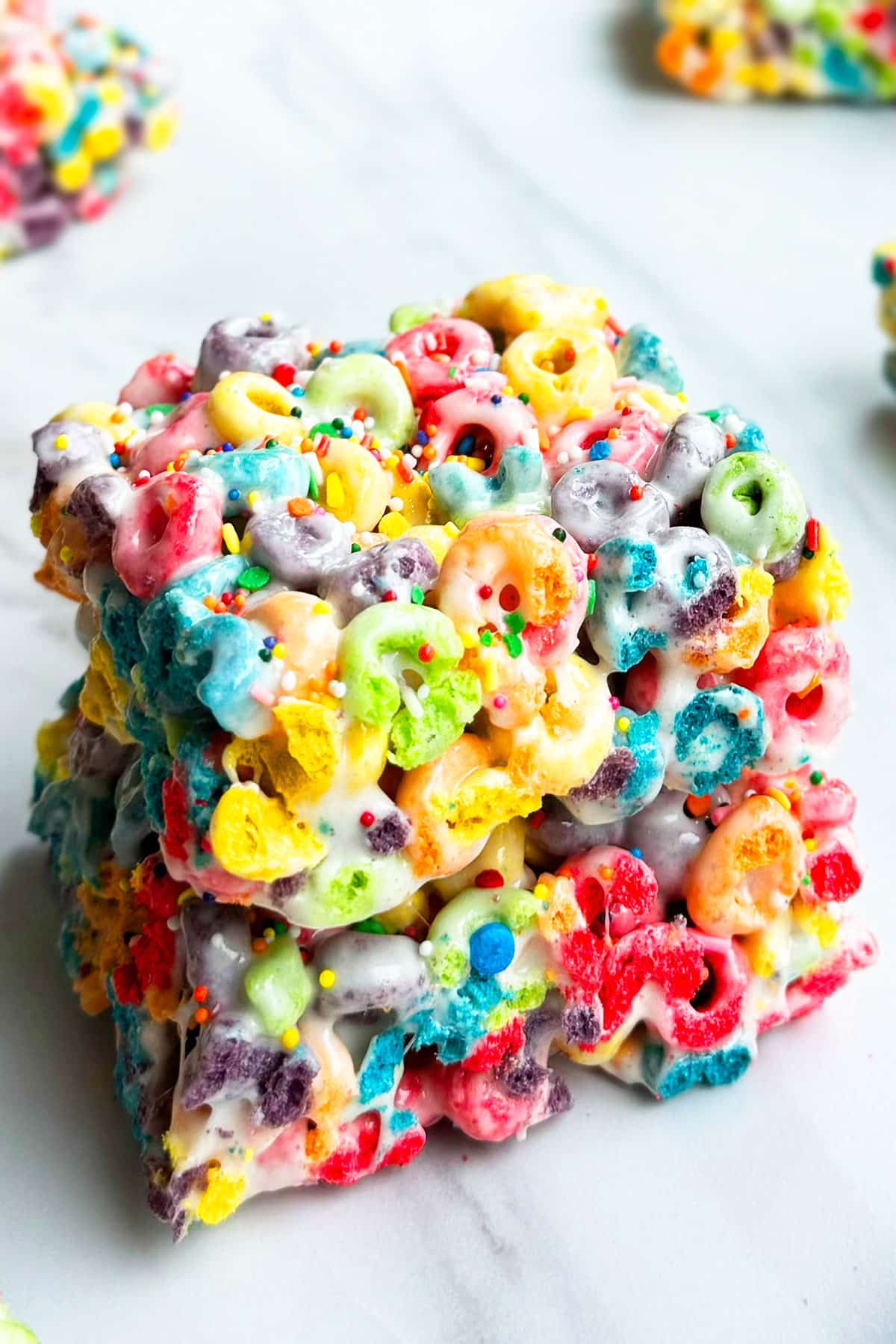 Easy Cereal Bars (Rainbow Bars)