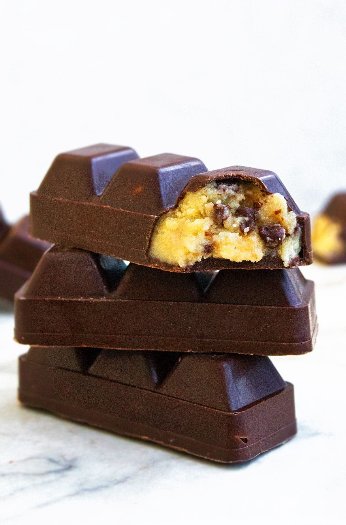Chocolate Chip Cookie Dough Bars (Eggless)