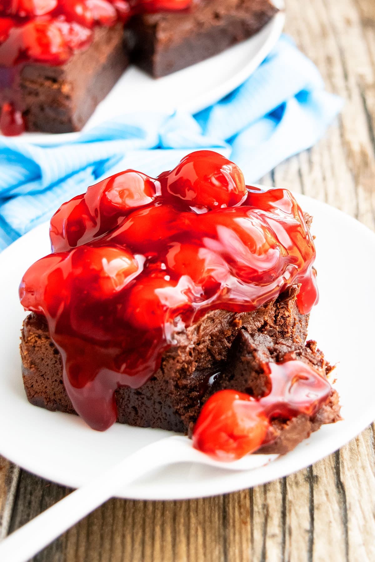 Gooey Brownies (Chocolate Cherry Brownies)