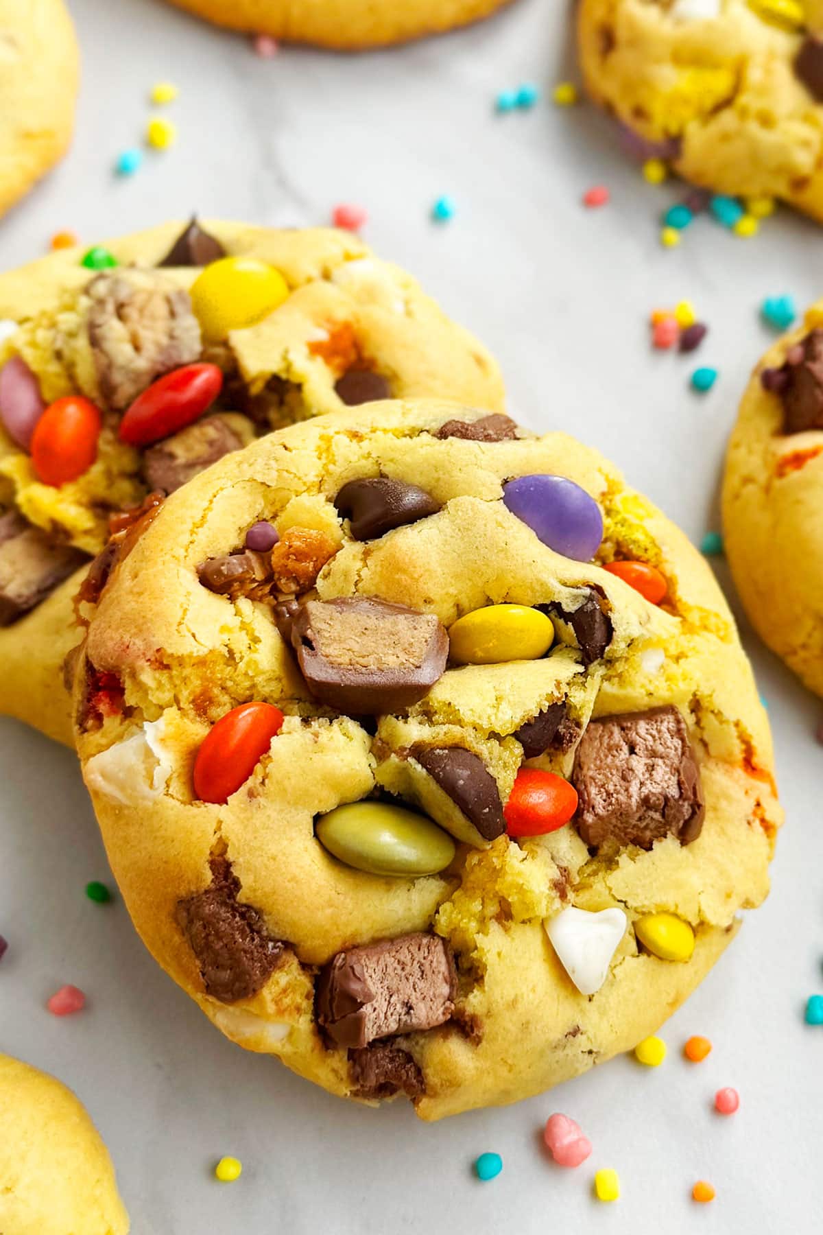 Leftover Candy Cookies (Halloween)