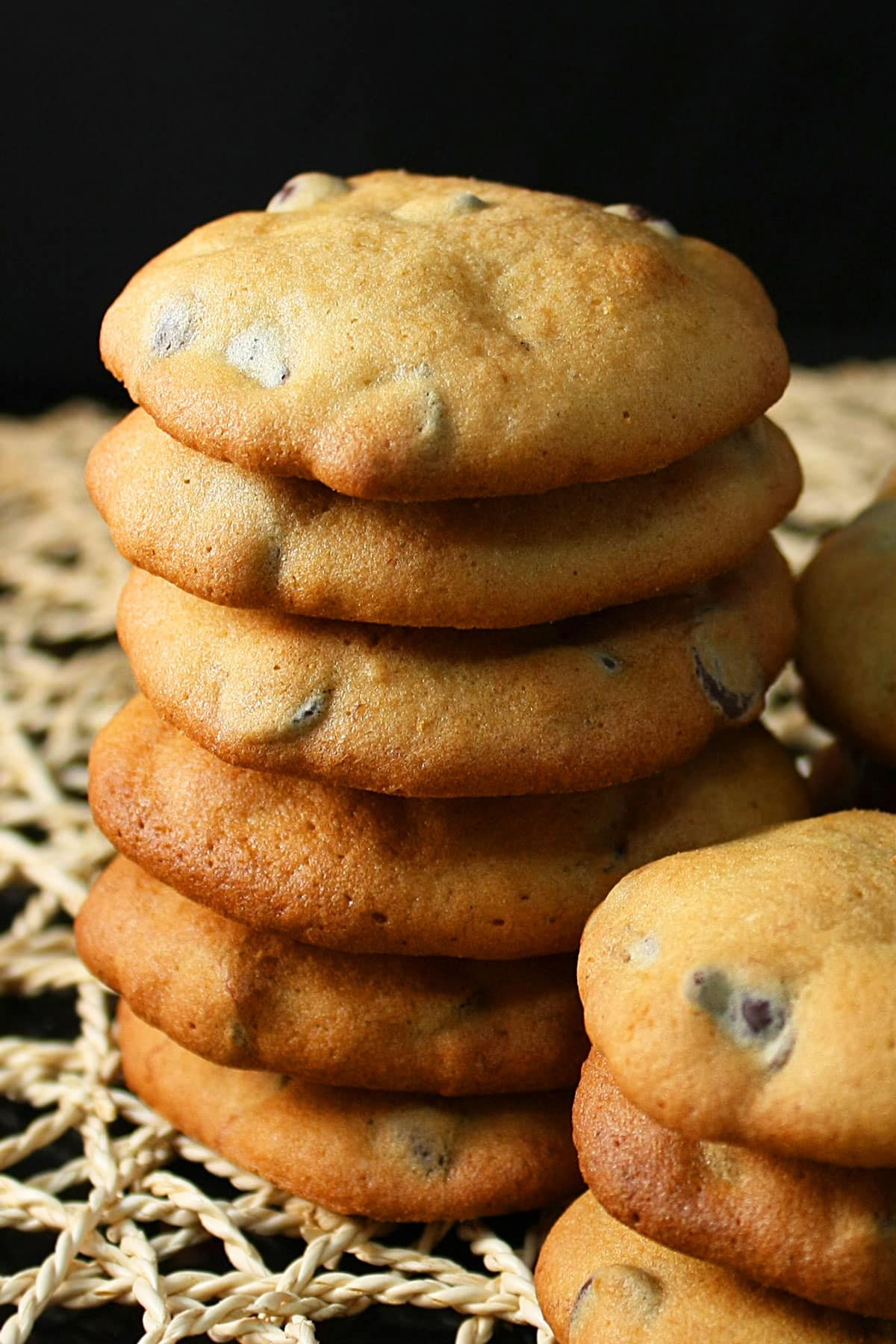Soft Banana Chocolate Chip Cookies