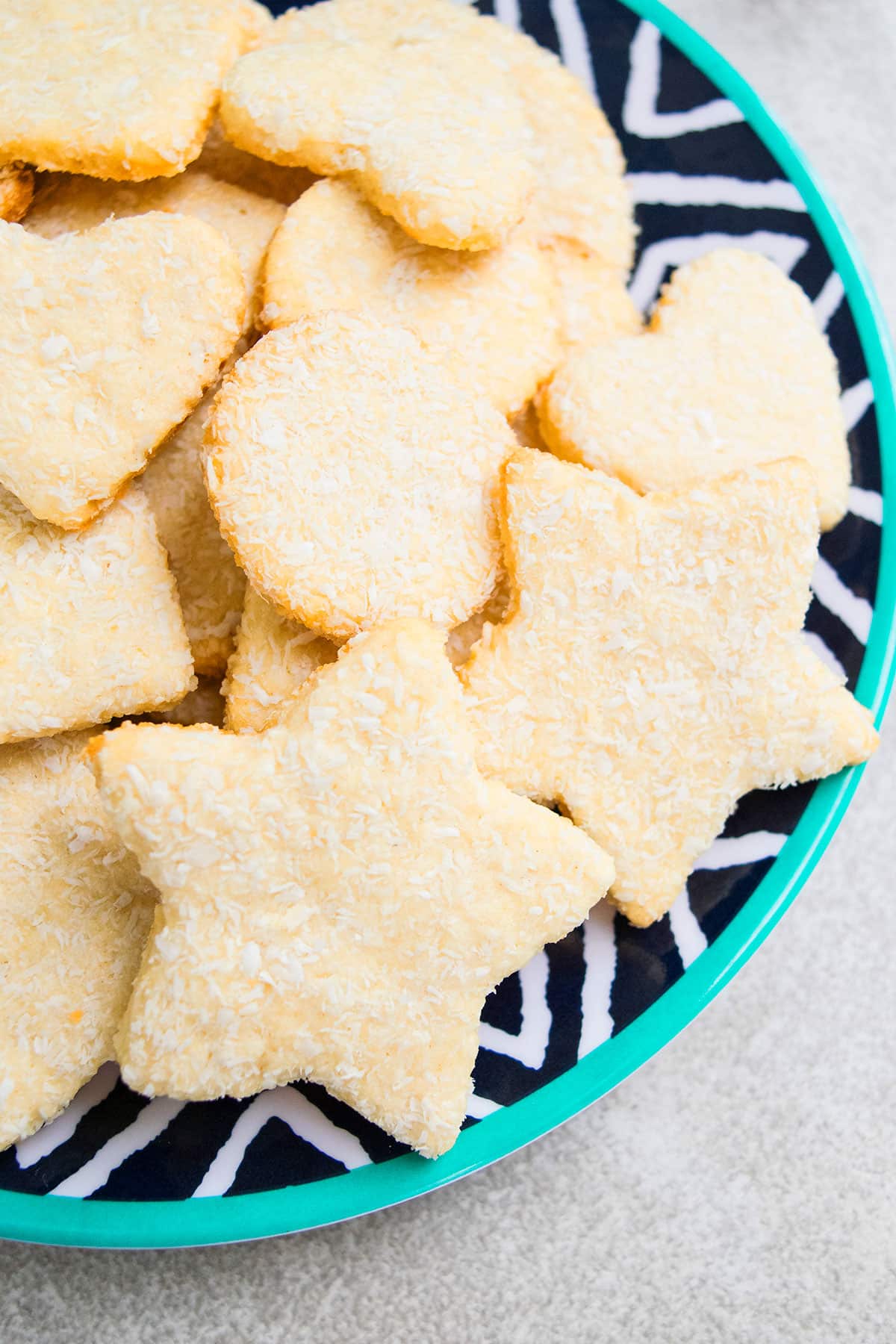 Easy Cut Out Coconut Sugar Cookies