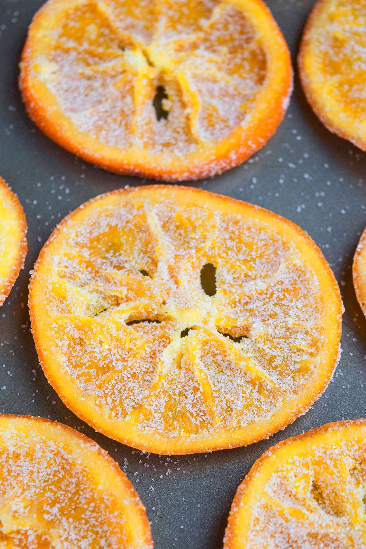 Candied Orange Slices (And Peels)