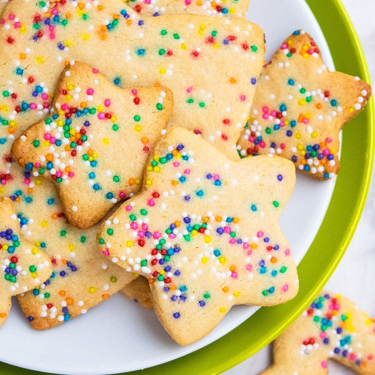 Easy Cut Out Funfetti Cookies