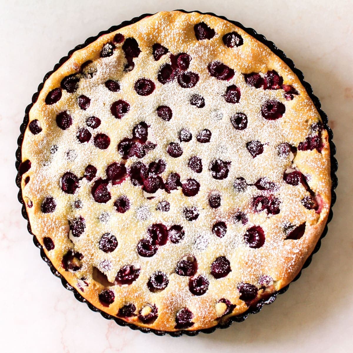 Easy French Clafoutis (French Baked Custard)