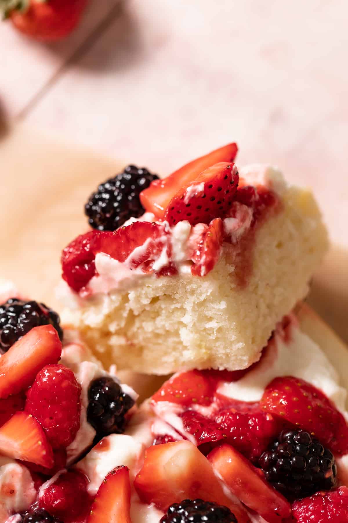 Lemon Berry Mascarpone Cake