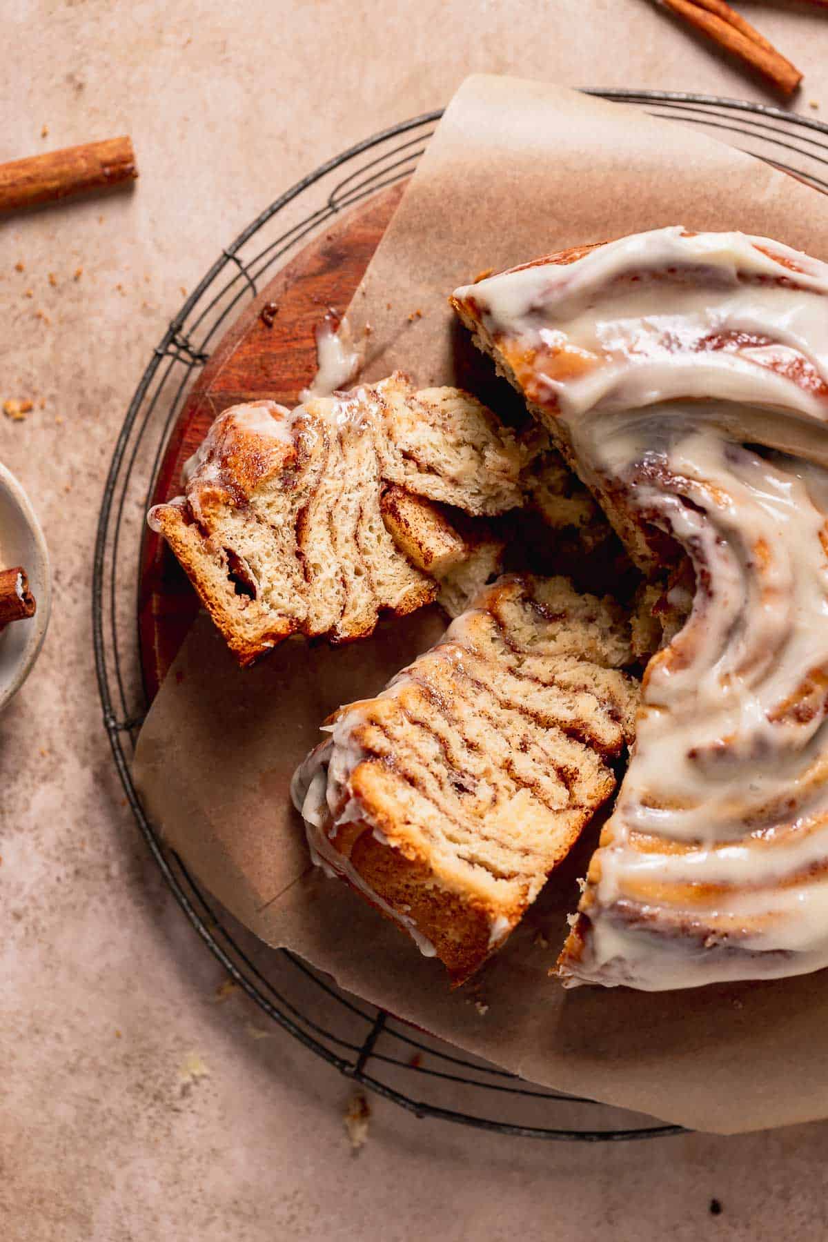 Cinnamon Roll Cake