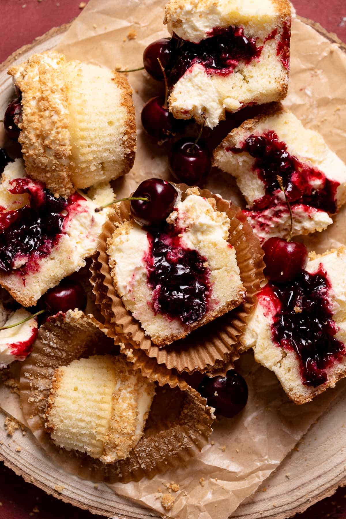 Cherry Cheesecake Cupcakes