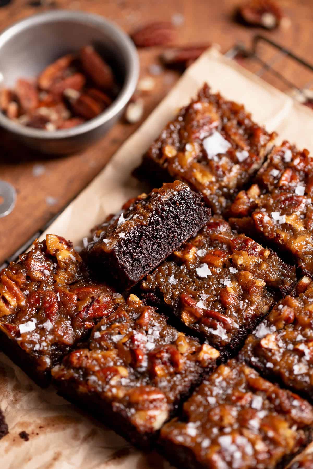 Bourbon Pecan Pie Brownies