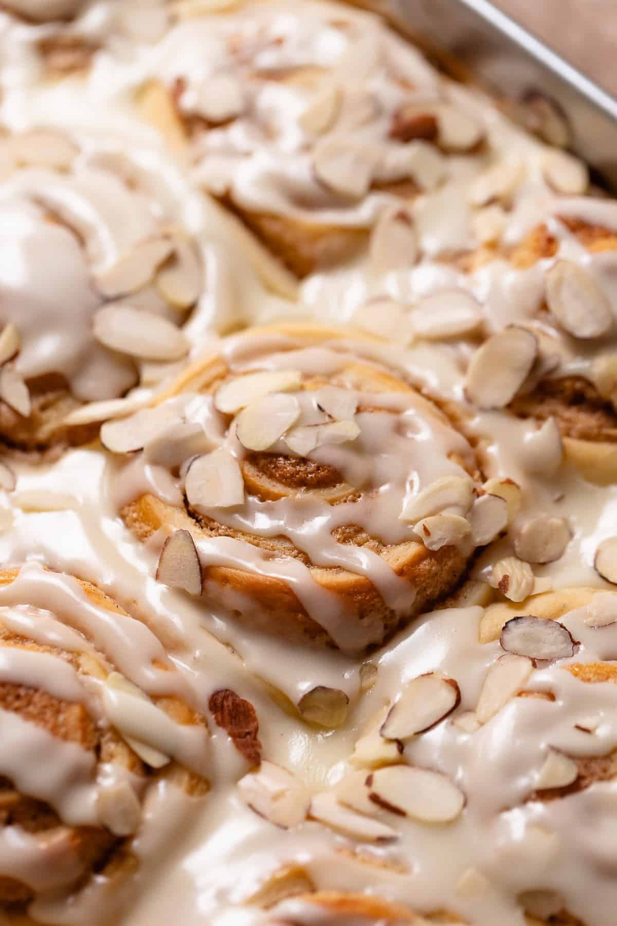 Almond Croissant Cinnamon Rolls