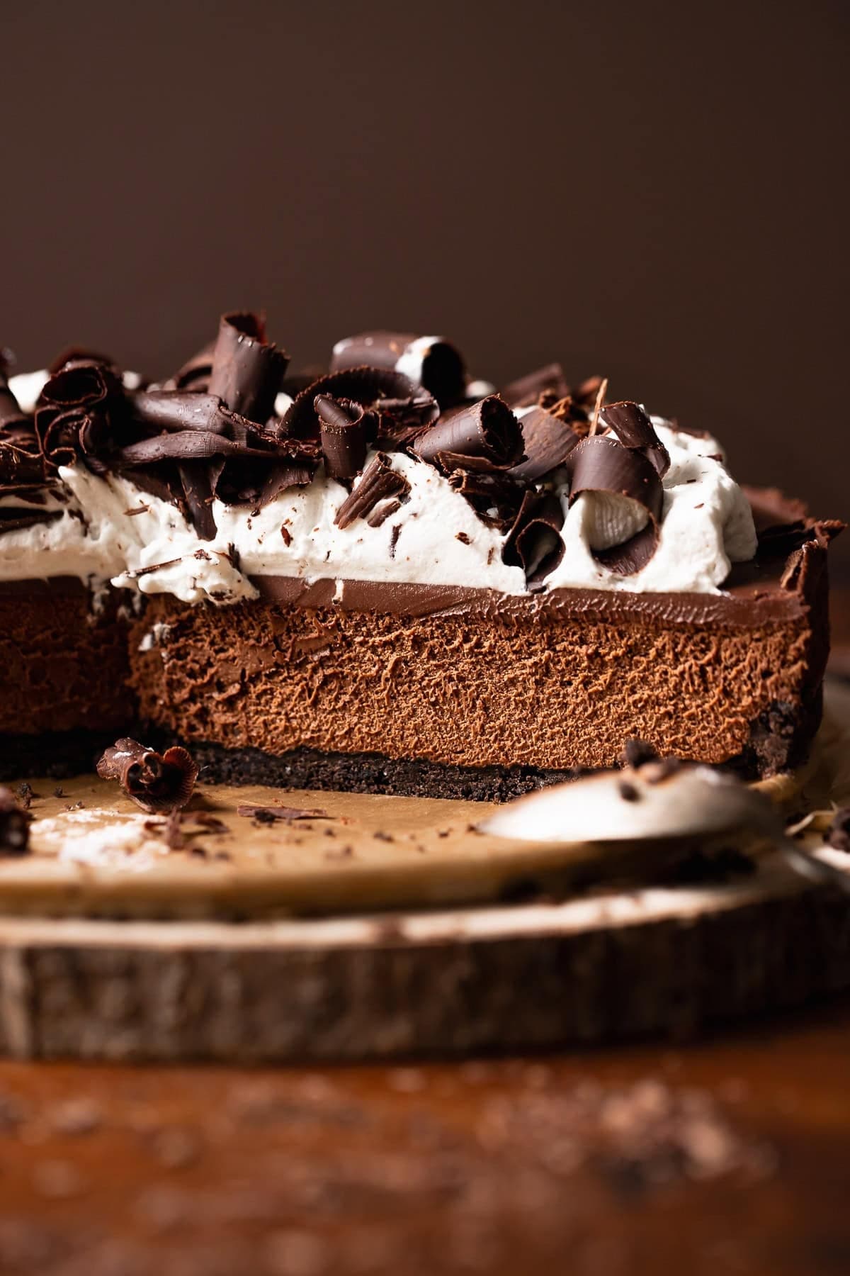 Chocolate Mousse Pie with Oreo Crust