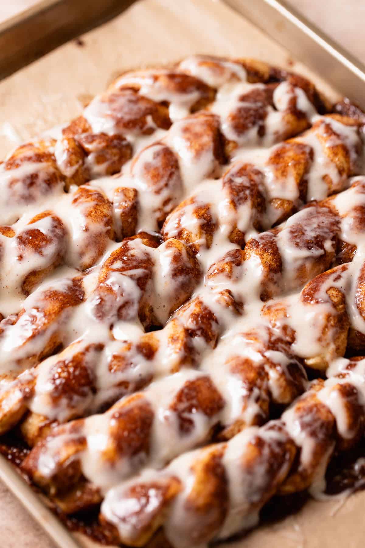 Homemade Cinnamon Twists with Cream Cheese Icing