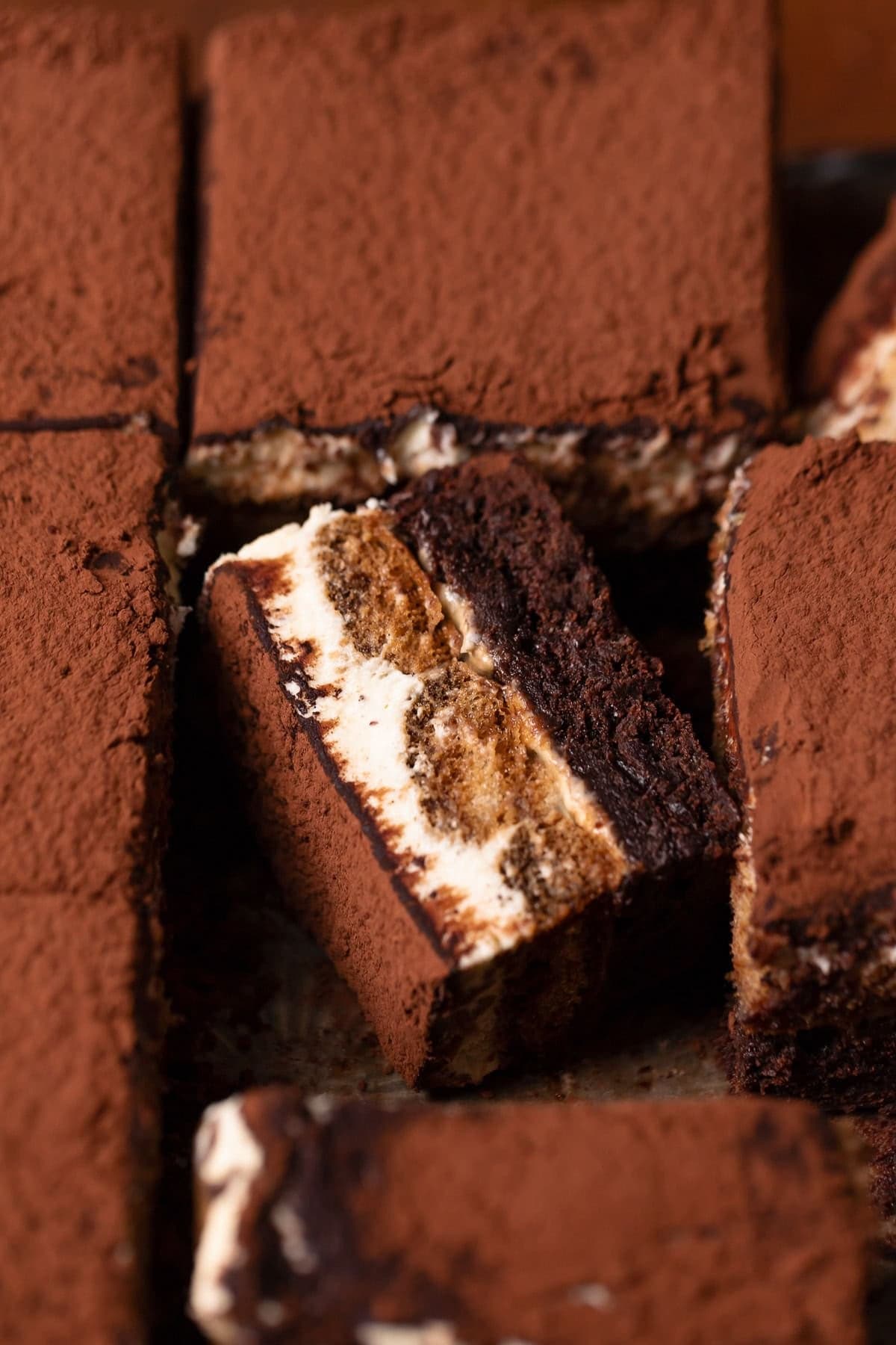 Easy Fudgy Tiramisu Brownies