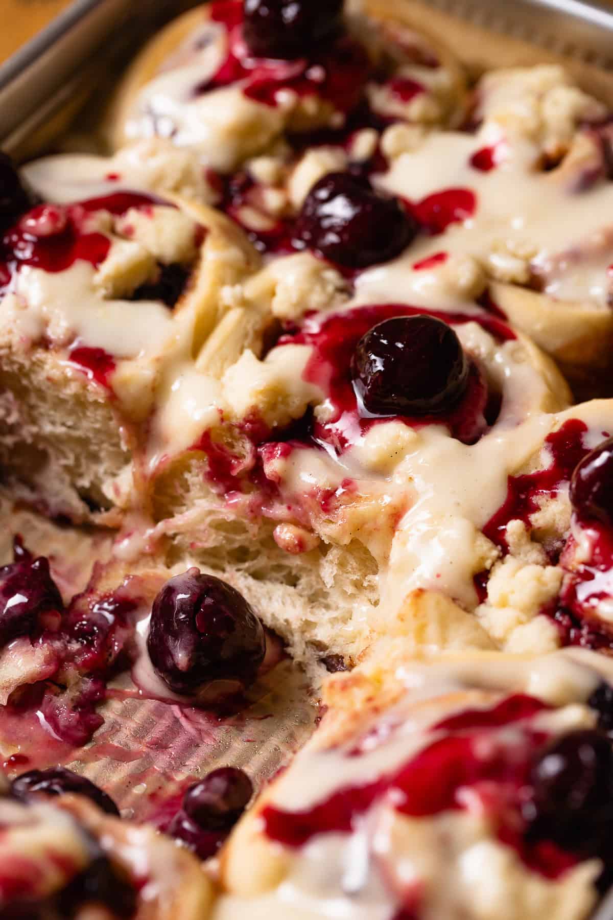 Cherry Pie Cinnamon Rolls