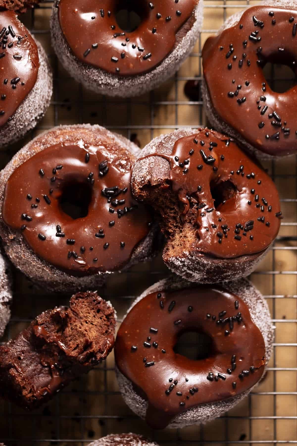 Double Chocolate Donuts
