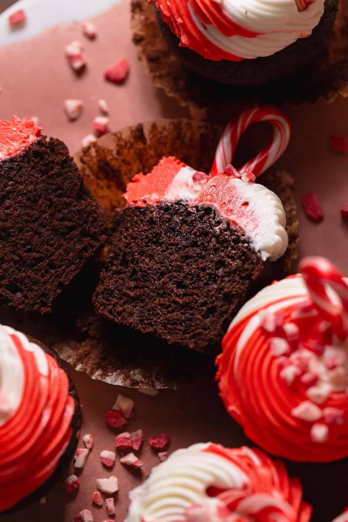 Chocolate Peppermint Cupcakes