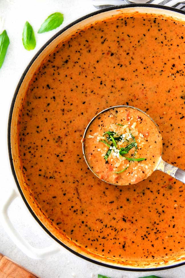 Creamy Tomato Basil Bisque