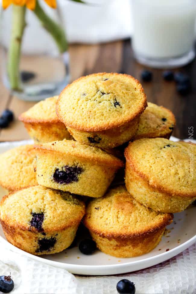 Blueberry Cornbread Muffins Recipe