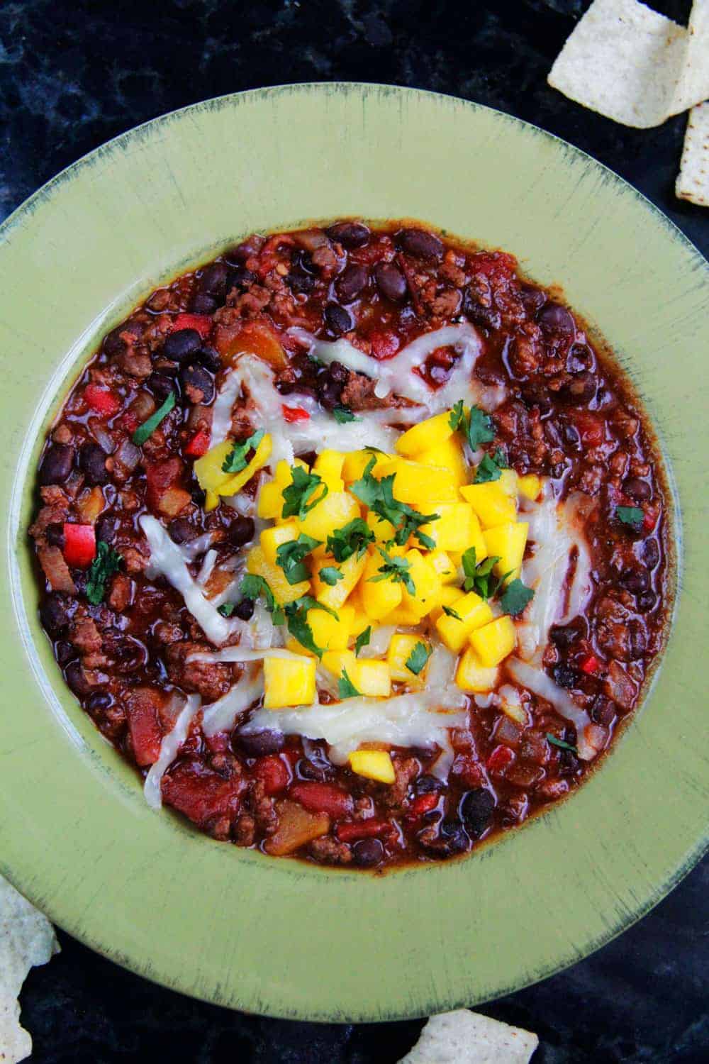 Mango Black Bean Chili