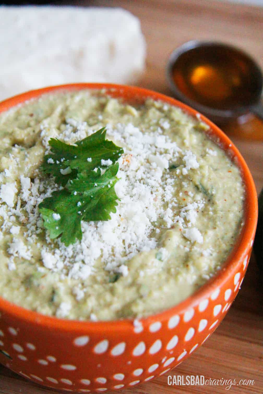 Cotija Honey Lime Avocado Dip/Spread
