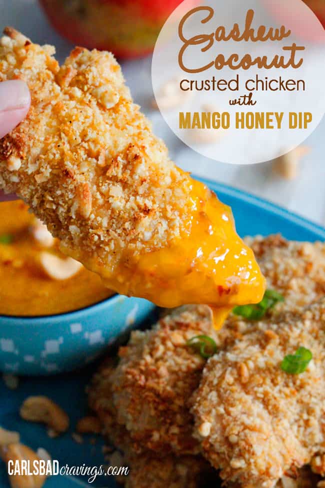 Cashew Coconut Crusted Chicken
