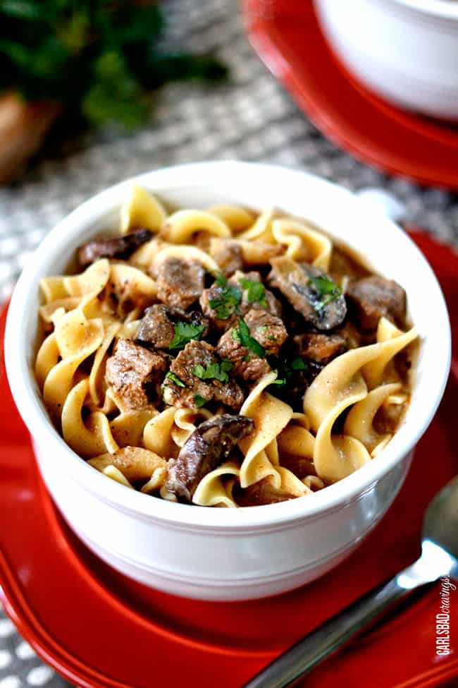 Slow Cooker Beef Stroganoff Soup