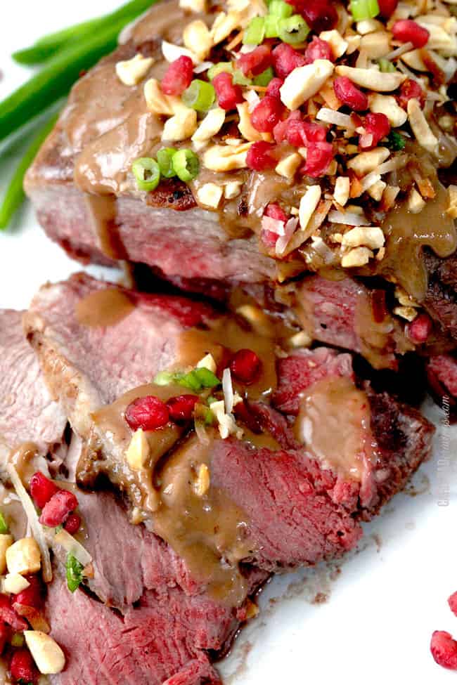Asian Pomegranate Coconut Lamb