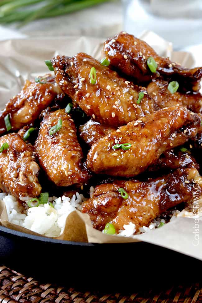 Baked Sticky Wings (General Tso Chicken Wings)