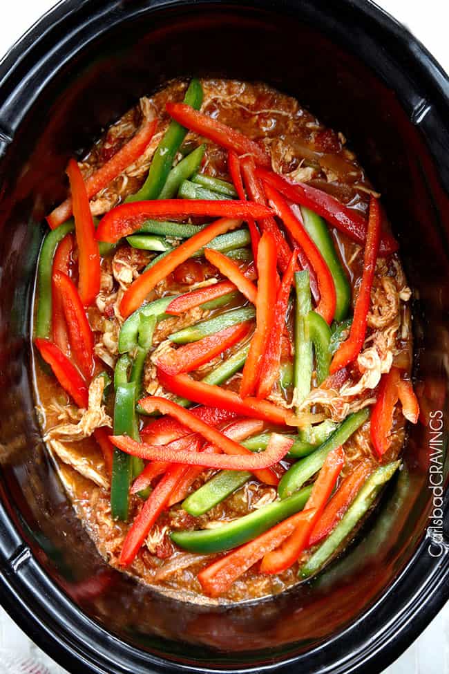 Crockpot Chicken Fajitas