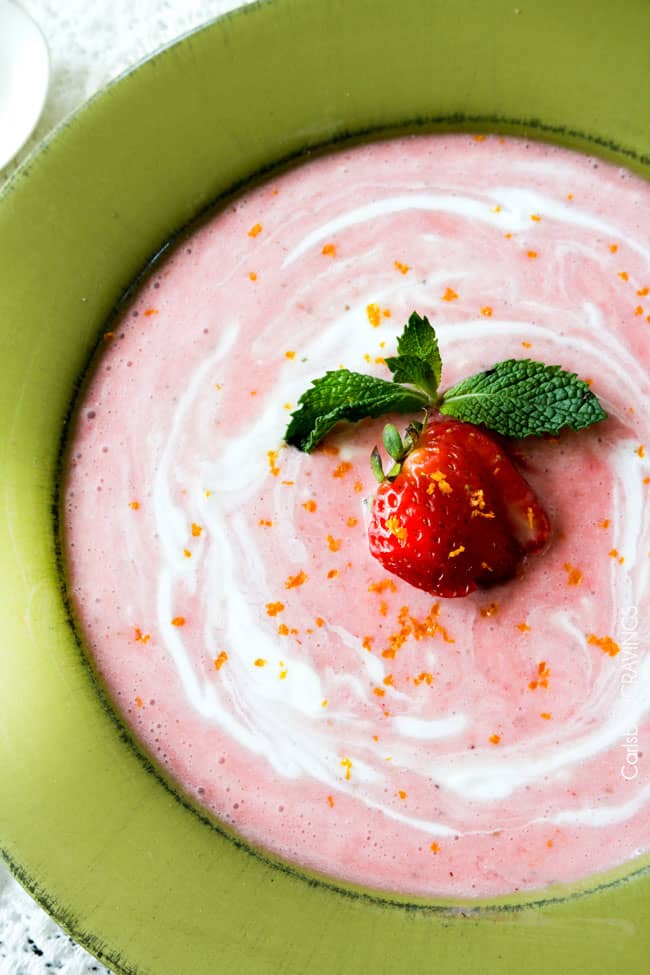 Strawberry Soup (5 Minutes!)