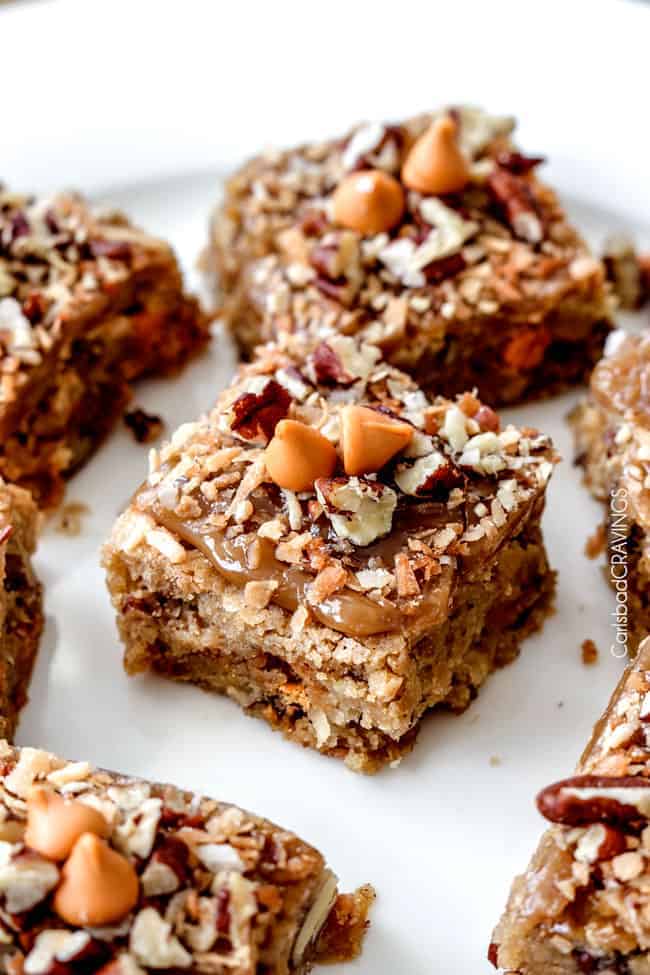 Butterscotch Coconut Blondies