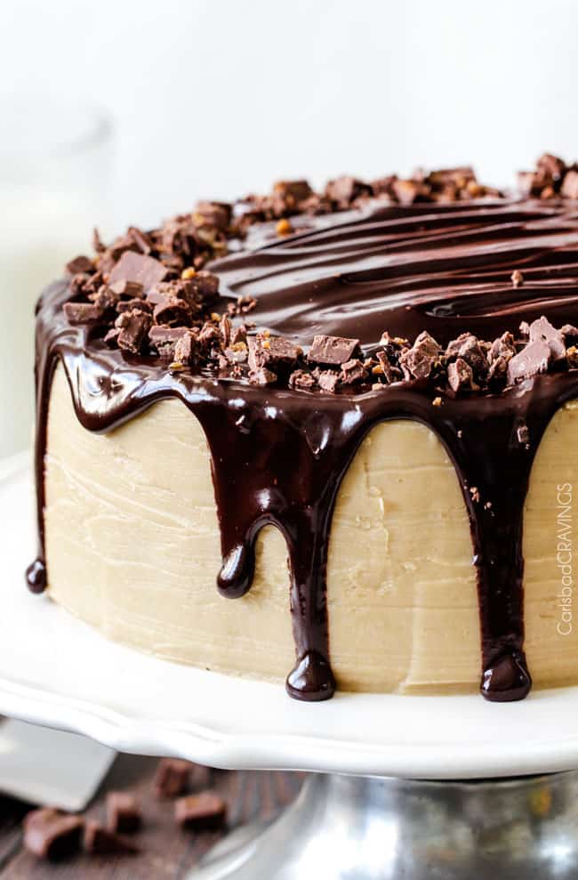 Salted Caramel Milk Chocolate Cake