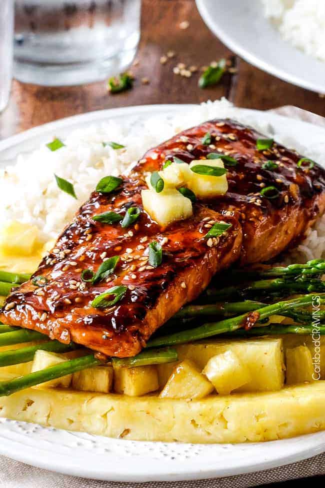 Caramelized Asian BBQ Salmon