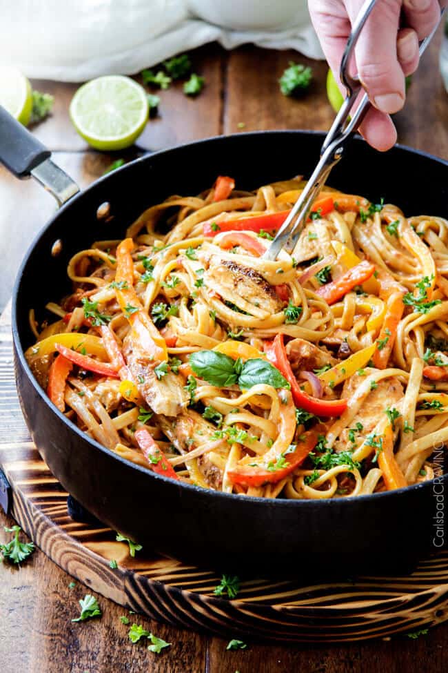 Cajun Chicken Pasta in Sun-Dried Tomato Alfredo Sauce