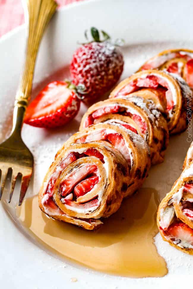 French Toast Roll Ups or French Toast Pinwheels