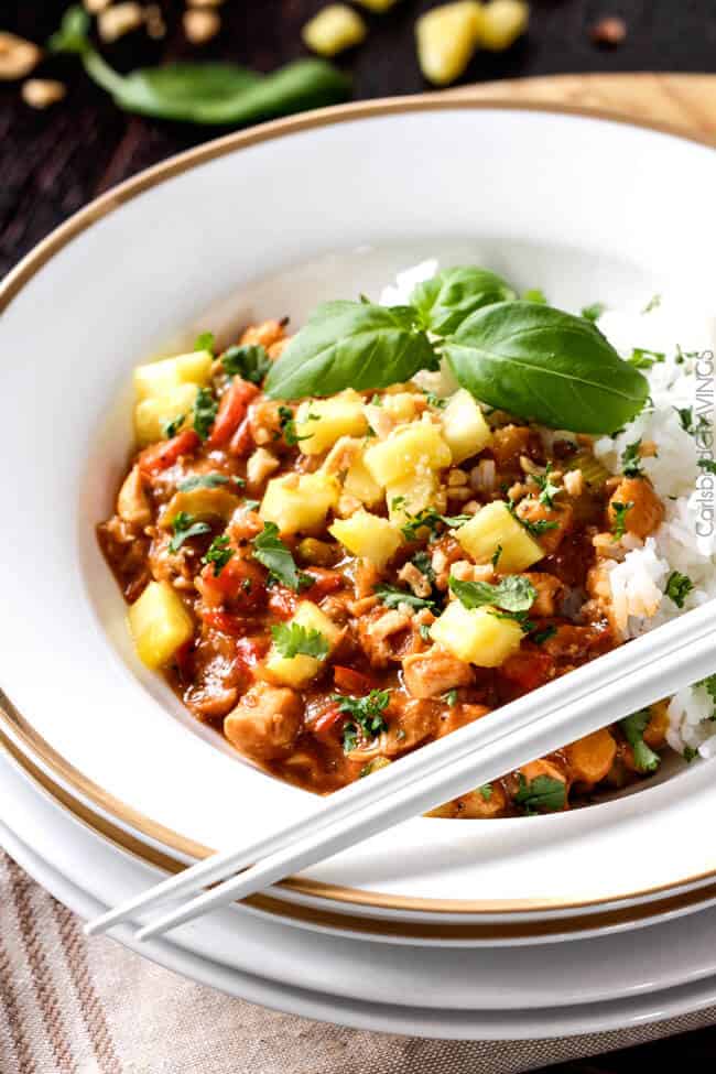 Thai Pineapple Chicken Stir Fry