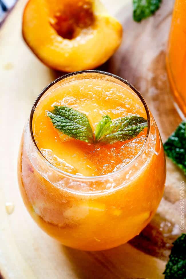 Sparkling Peach Punch