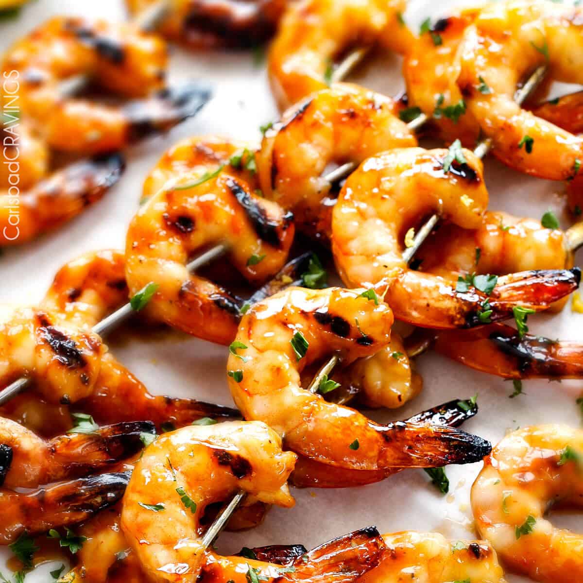 Honey Lemon Shrimp with Chili Butter Sauce