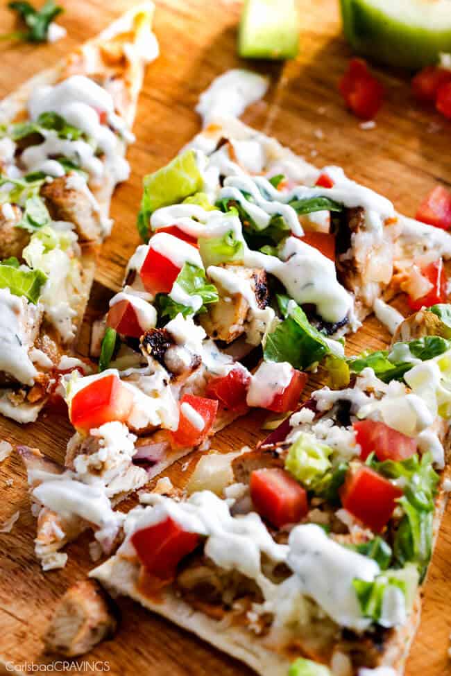 Gyro Flatbread Pizzas