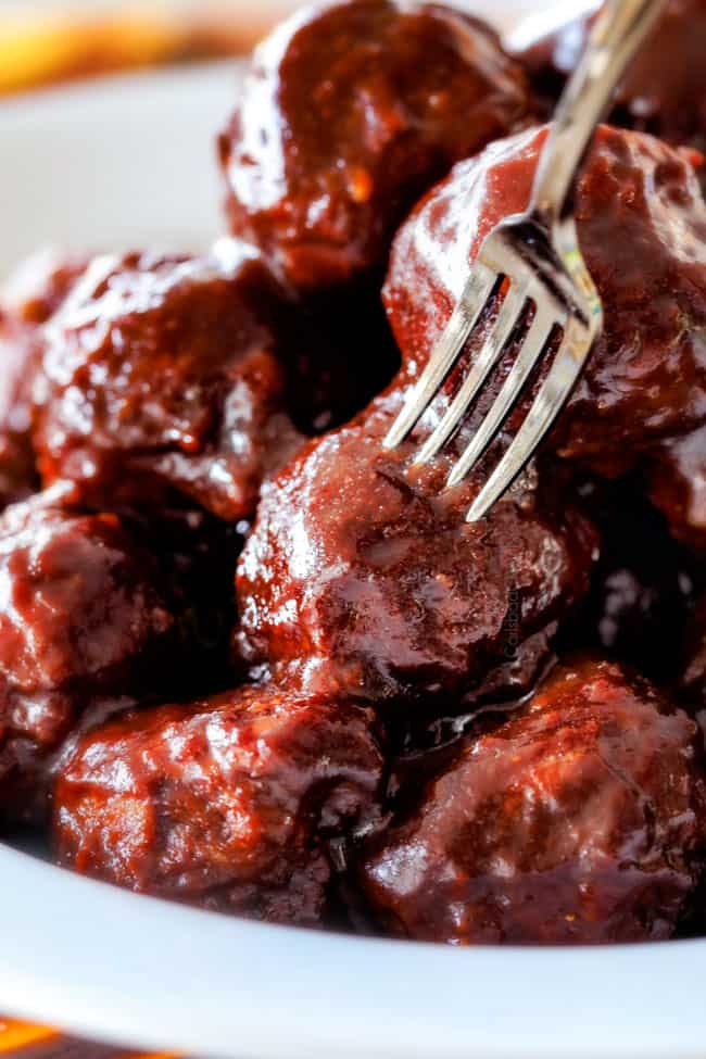 Slow Cooker Korean Meatballs