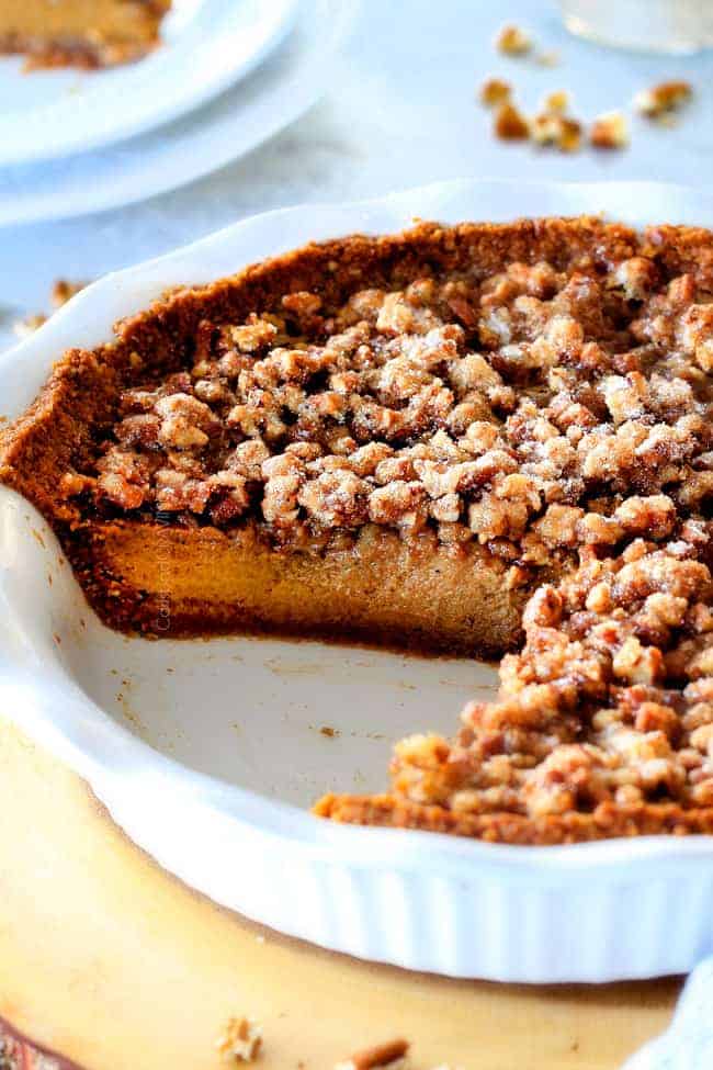 Prailine Pumpkin Pie