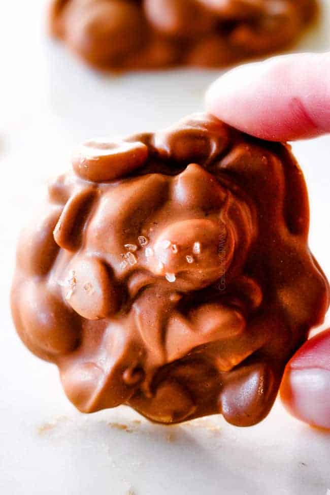 Crockpot Chocolate Peanut Clusters (Fool Proof!)