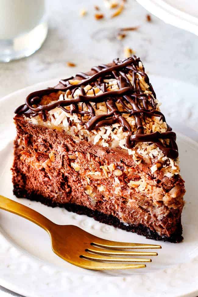 German Chocolate Cheesecake