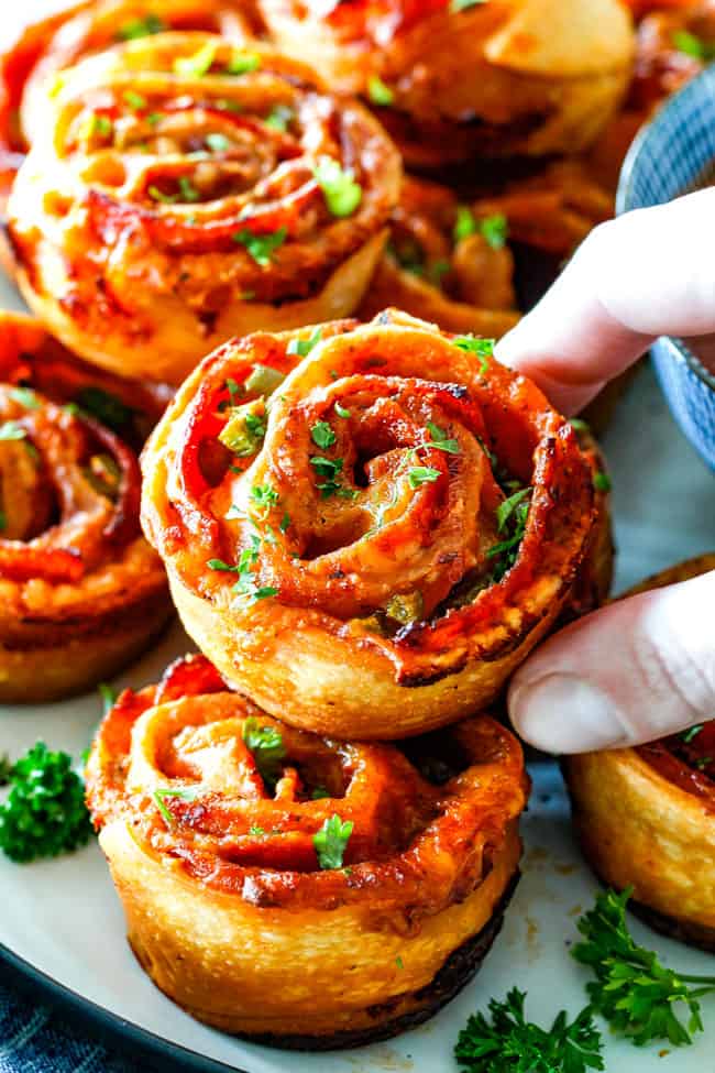 Pepperoni Pizza Pinwheels